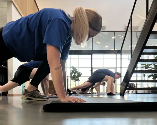 Fast ugentlig fællestræning i arbejdstiden